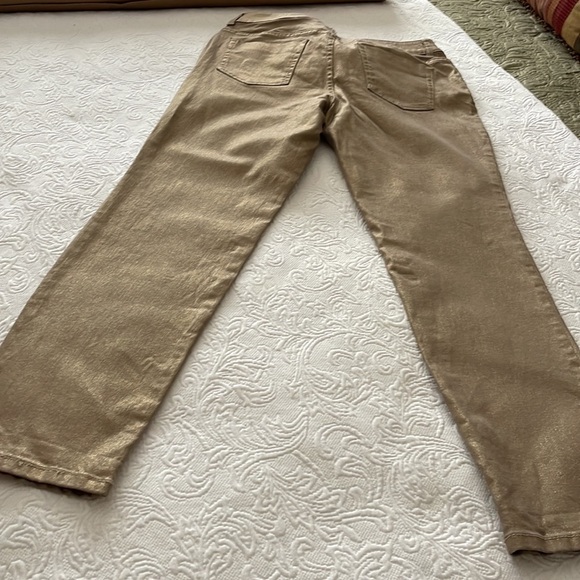 Chico’s Platinum gold jeans - Picture 3 of 4